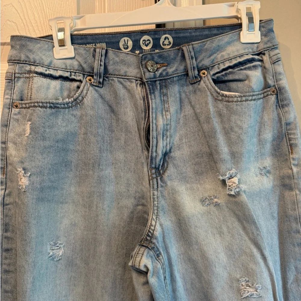 Rewash Blue Boyfriend Jeans Classic Denim Style - Picture 3 of 8